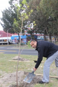 Quinton Koeries @ Nampak Bevcan Tree Planting - 21 Sep 15 (1)