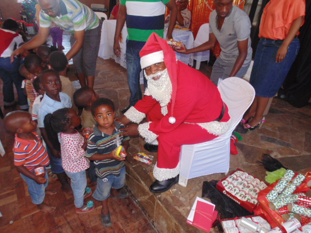 Donations to Langa Baptist Church in December 2013